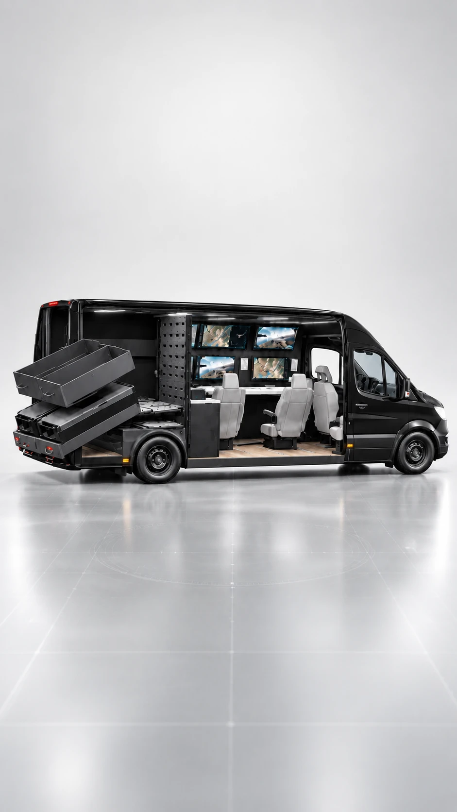Mobil kontrol istasyonu aracı